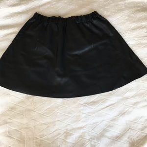 Leather skirt